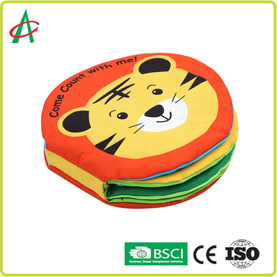 Sách mềm Round Rag cho trẻ sơ sinh 18cmx18cm in đầy màu sắc