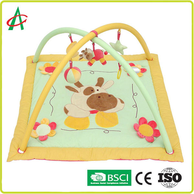 EN71 Chăn Bò Hình Vuông Cho Bé Có In Hình Động Vật