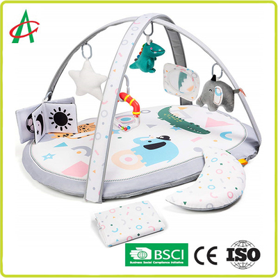 Angelber CPSC Thảm chơi cho bé sơ sinh với hố bóng và sách vải