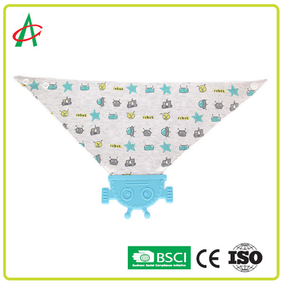 CE Hiện đại Yếm Bandana cho Bé 100% Cotton Silicon Có Dây buộc
