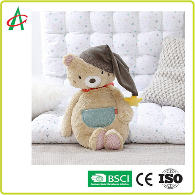Gấu đồ chơi mềm SNAS Màu sắc tươi sáng 44x24x13cm cho 0-4 tuổi