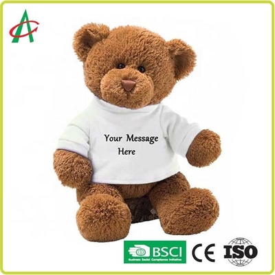 Gấu bông siêu mềm ASTM sang trọng 15 cm 20 cm 25 cm với biểu tượng tùy chỉnh