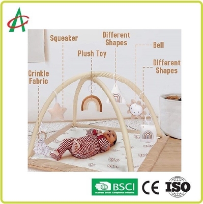 6 đồ chơi EN71 Thảm chơi có thể giặt được cho trẻ mới biết đi 33,5 "x33,5 ''