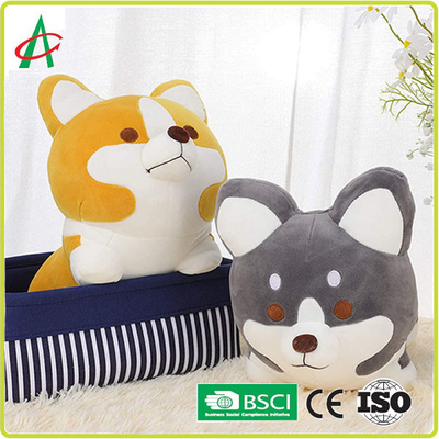 Đồ chơi nhồi bông ODM Shiba Inu, EN71-1-2-3 Gối sang trọng Corgi dễ thương