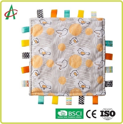 3.2 Pounds Ủng hộ đồ chơi cho trẻ sơ sinh 12x12 inch In thẻ chăn
