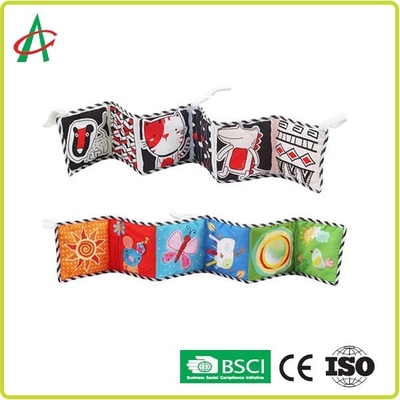 20x20cm Rag Sách mềm cho trẻ sơ sinh Polyester sang trọng được làm thủ công