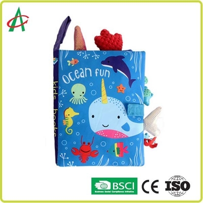 Sách mềm 23cm cho trẻ sơ sinh, Sách ISO9001 Rag cho trẻ sơ sinh