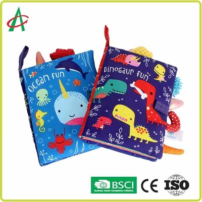 Sách mềm 23cm cho trẻ sơ sinh, Sách ISO9001 Rag cho trẻ sơ sinh