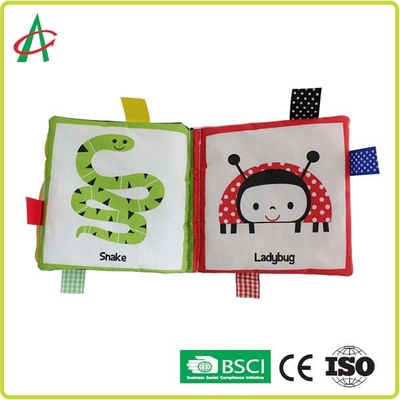 Sách hoạt động mềm 3D 23cm, Sách vải EN71 cho trẻ sơ sinh