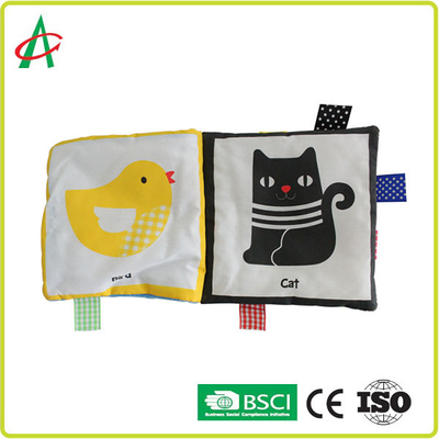 Sách hoạt động mềm 3D 23cm, Sách vải EN71 cho trẻ sơ sinh