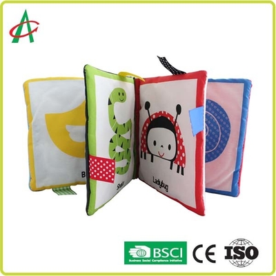 Sách hoạt động mềm 3D 23cm, Sách vải EN71 cho trẻ sơ sinh