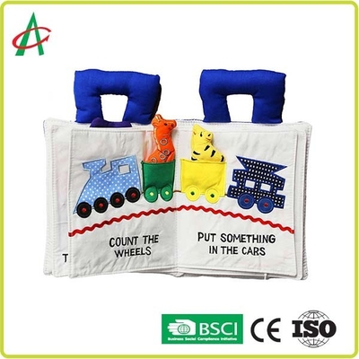 Sách mềm 20x26cm dành cho trẻ sơ sinh kích thích thị giác và thính giác