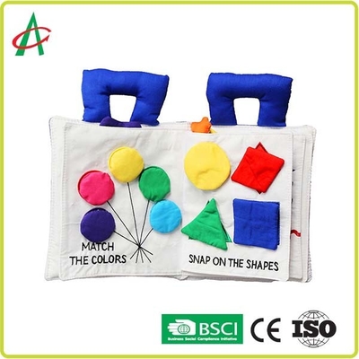 Sách mềm 20x26cm dành cho trẻ sơ sinh kích thích thị giác và thính giác