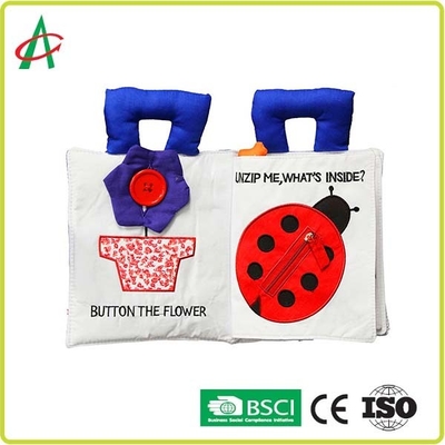 Sách mềm 20x26cm dành cho trẻ sơ sinh kích thích thị giác và thính giác