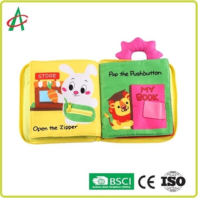 Sách hoạt hình thêu Baby Soft Activity Book 22cm Hình minh họa đáng yêu
