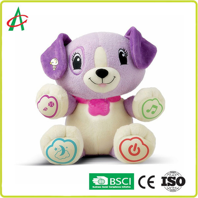 Thông minh EN71 Động vật nhồi bông âm nhạc cho trẻ sơ sinh 8 inch 12 inch