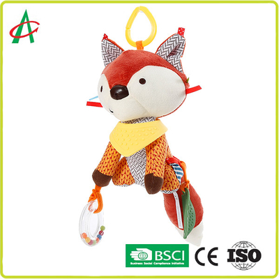 25cm Baby Plush Rattle Cute Fox Chơi nhạc Tiêu chuẩn EN71