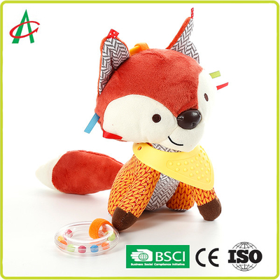 25cm Baby Plush Rattle Cute Fox Chơi nhạc Tiêu chuẩn EN71