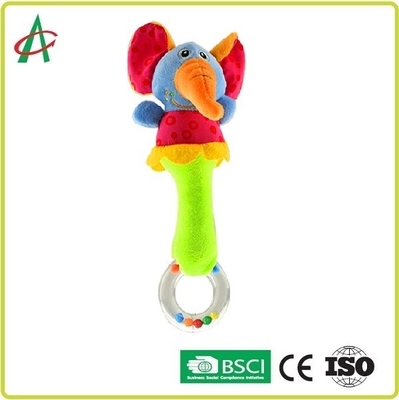 PP Cotton Shaker Baby Plush Rattle LDPE Teether An toàn Vải mềm