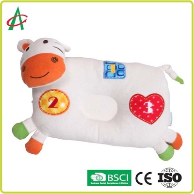 Gối bò sang trọng bằng sợi Polyester, Gối hình thú dành cho trẻ em 28cmx22cm