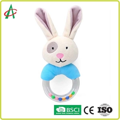 Rabbit 21x8.5cm Baby Plush Rattle 100 polyester Chứng nhận CE