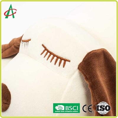 Đồ chơi sang trọng bằng vải thun mềm Gối Gối hình con chó ở kích thước 17,5 X 9 inch