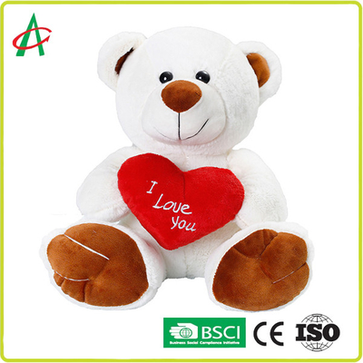 Gấu Bông Angelber 33cm Ôm Trái Tim Chất Liệu 100 An Toàn Siêu Mềm Mại