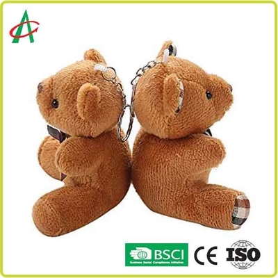 Thủ công gấu bông sang trọng 8cm có khóa kim loại Chứng chỉ BSCI