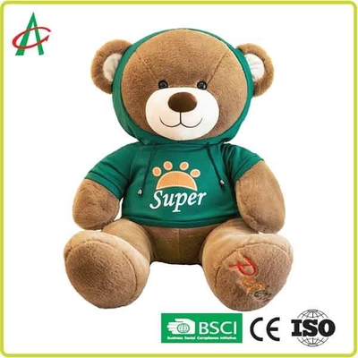 CE 30cm Gấu bông sang trọng khâu gia cố với áo choàng
