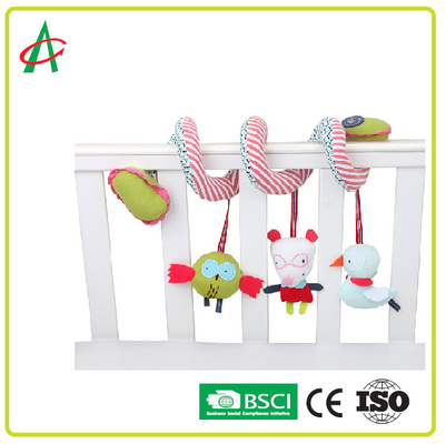 Ghế ngồi ô tô cho bé Đồ chơi xoắn ốc 40X28CM 100% bông PP tươi