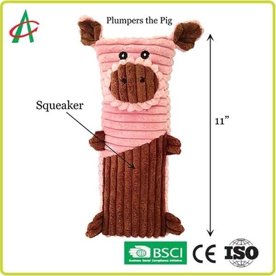 2 gói Chew Proof Squeaky Dog Toy H11 inch Bền mềm Sang trọng
