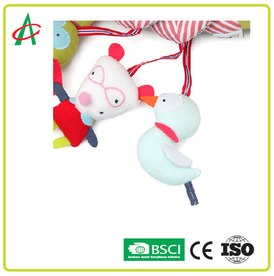 Ghế ngồi ô tô cho bé Đồ chơi xoắn ốc 40X28CM 100% bông PP tươi