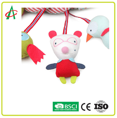 Ghế ngồi ô tô cho bé Đồ chơi xoắn ốc 40X28CM 100% bông PP tươi