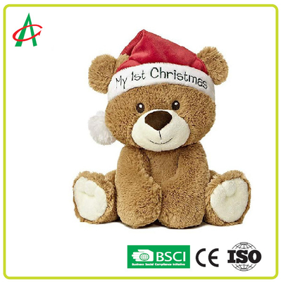 Gấu bông đáng yêu Xmas Quà tặng Đồ chơi sang trọng Thú nhồi bông Giáng sinh đầu tiên của tôi Tùy chỉnh