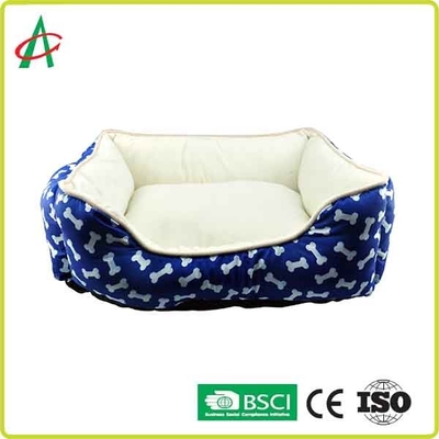 Chăn lông chó hình chữ nhật, Giường cho thú cưng mềm CPSC có đáy chống trượt