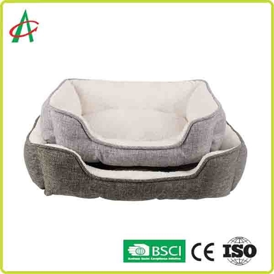 Chăn lông chó hình chữ nhật, Giường cho thú cưng mềm CPSC có đáy chống trượt