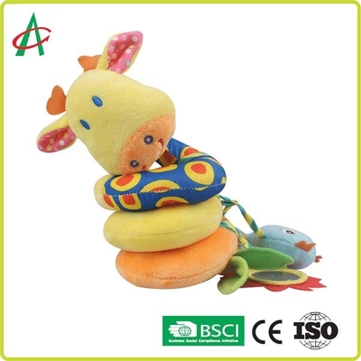 Đồ chơi hình xoắn ốc boa mềm 68cm * 35cm với vịt và gương sang trọng