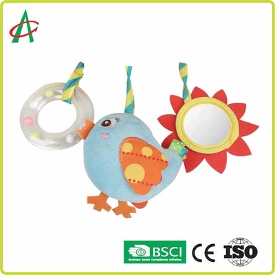 Đồ chơi hình xoắn ốc boa mềm 68cm * 35cm với vịt và gương sang trọng