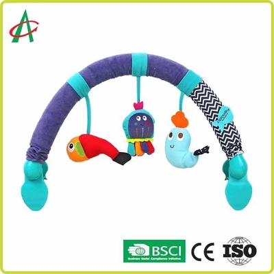 Xe đẩy đồ chơi cho trẻ sơ sinh có hình xoắn ốc L67cm với BB Squeaker