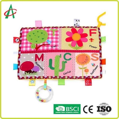 BSCI 29,7x21cm Đồ chơi chăn bông cho bé siêu mềm mại in hình trái cây và động vật sang trọng