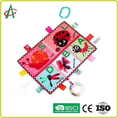 BSCI 29,7x21cm Đồ chơi chăn bông cho bé siêu mềm mại in hình trái cây và động vật sang trọng