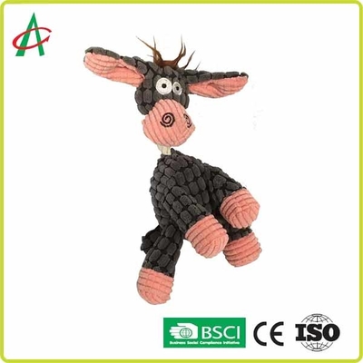 Đồ chơi tương tác với thú cưng bền bỉ Đồ chơi thú cưng sang trọng Donkey Đồ chơi thú cưng sang trọng cho chó con và chó vừa