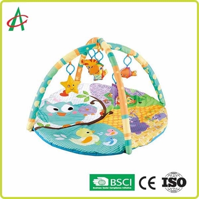 100% Polyester có thể giặt di động cho bé Hoạt động chơi phòng tập thể dục Thảm cho trẻ sơ sinh