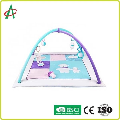 100% Polyester có thể giặt di động cho bé Hoạt động chơi phòng tập thể dục Thảm cho trẻ sơ sinh