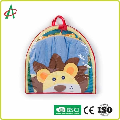 Sư tử tròn có thể giặt được Sang trọng cho bé Mat cho bé sơ sinh Tummy Time Gym Mat