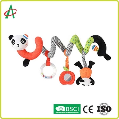 BSCI Baby Panda Đồ chơi xoắn ốc sang trọng có gương tùy chỉnh