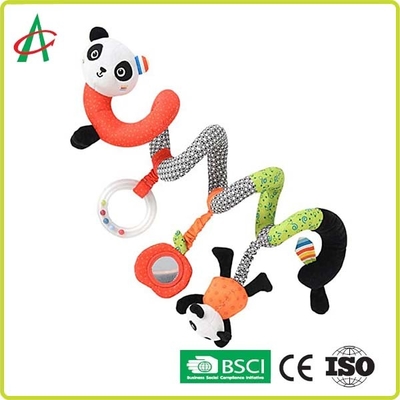 BSCI Baby Panda Đồ chơi xoắn ốc sang trọng có gương tùy chỉnh