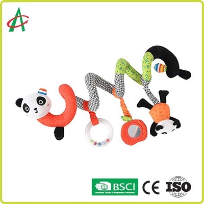 BSCI Baby Panda Đồ chơi xoắn ốc sang trọng có gương tùy chỉnh