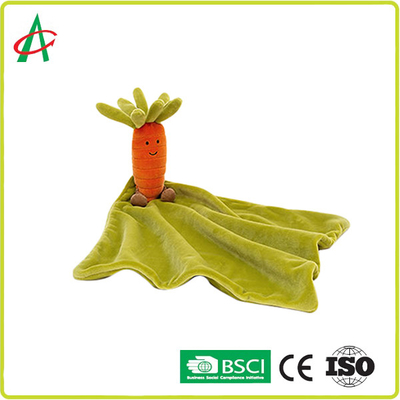 Nam và Nữ Bé Cà Rốt Thoải mái Chăn Đồ chơi Khăn nước bọt mềm mại sang trọng