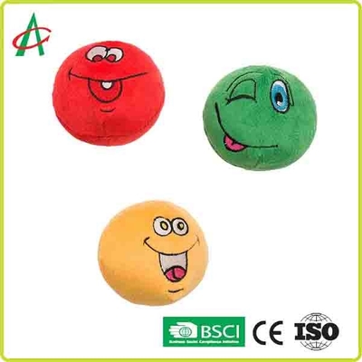 Đồ chơi dành cho thú cưng nhỏ có hình dạng bóng tùy chỉnh sang trọng với các biểu tượng cảm xúc khác nhau